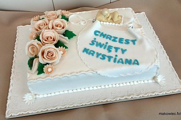 Chrzest krystiana #chrzciny #tort na #chrzciny #tort #okolicznościowy #tort #dla #dzieci