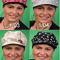 Turban kaszkiet Patrycja-lato