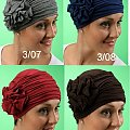 Turban Retro 3 kwiaty