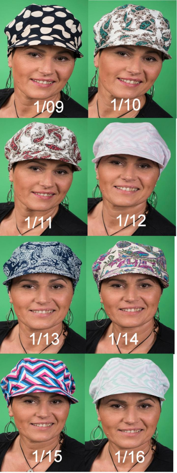 Turban kaszkiet Patrycja-lato