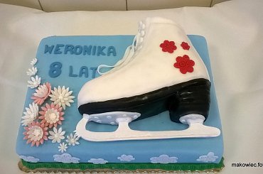 tort but łużwiarski #łyżwy #tort #sportowy #tort #okazjonalny #tort #torty