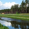 malowniczy Kanał Dychowski zasilany Bobrem