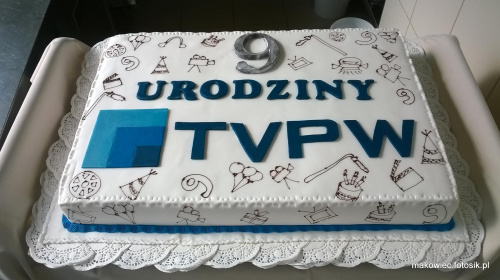 9 urodziny TVPW #TVPW #TELEWIZJA #INTERNETOWA #torty #okazjonalne #torty #firmowe