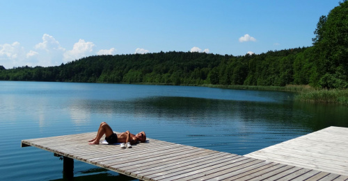 jezioro w Gryzyńskim Parku Krajobrazowym