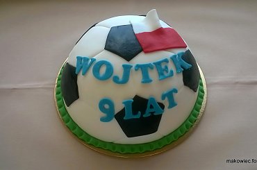 Tort piłka dla Wojtka #piłka #tort #dla #chłopca #tort #okolicznościowy