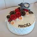 18 dla Macieja #osiemnastka #urodzinowy #tort #tort #okolicznościowy