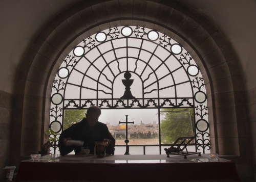 Spojrzenie z Góry Oliwnej - Kościół Dominus Flewit