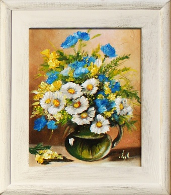 Gemischter Blumenstrauß-Ölgemälde handgemalt Leinwand+Rahmen Sygniert 27x32cm,cena 39,99e http://www.go-bi.pl/produkty/g15833-obraz-g15833.html