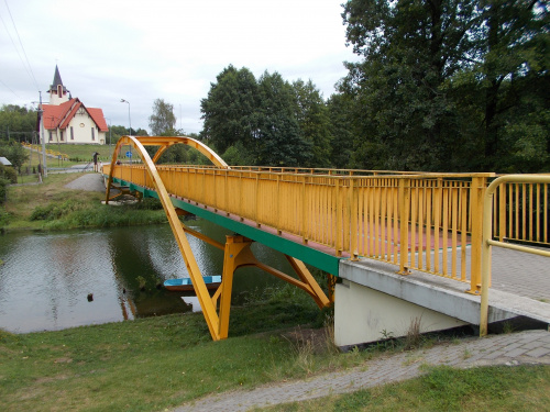 Męcikał-most pieszo-rowerowy na Brdzie