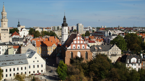 Opole, widok z Wieży Piastowskiej