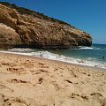 plaża Carvalha, nieopodal Benagil