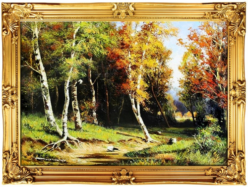 Ivan Ivanowicz Szyszkin-Ölgemälde handgemalt Leinwand+Rahmen Sygniert 85x63cm malowane recznie,cena 189e,wys.5,99e http://www.go-bi.pl/produkty/obraz-03199.html