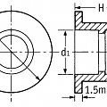 zaślepka MOSS 40mm 12693 czarna